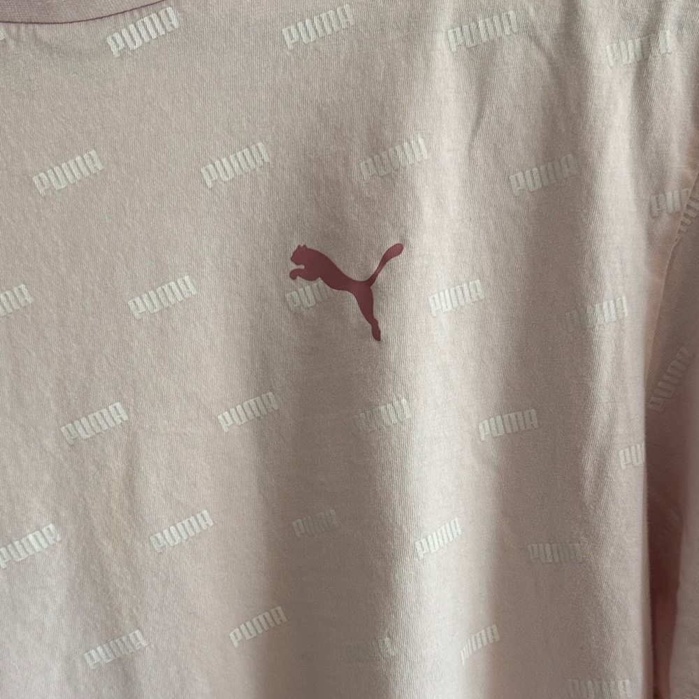 Puma Light Pink Short Sleeve Tee - Picture 2 of 4